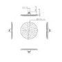 200mm Round Ceiling Rain Shower Head