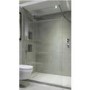 Frameless 745mm Chrome Wet Room Screen with Wall Support Arm - Live Your Colour