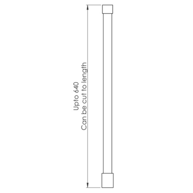 Wet Room Shower Screen 800mm Nickel Frameless with Wall Support Bar - Live Your Colour