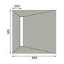 Blue Square Wet Room Shower Tray 900mm x 900mm - Live Your Colour