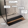 900x900mm Tileable Square Wet Room Shower Tray - Live Your Colour