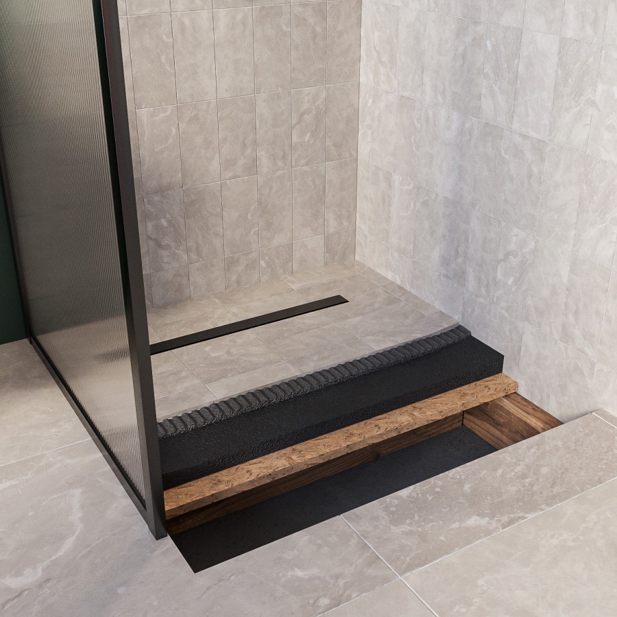 1200x1200mm Wet Room Shower Tray- Live Your Colour