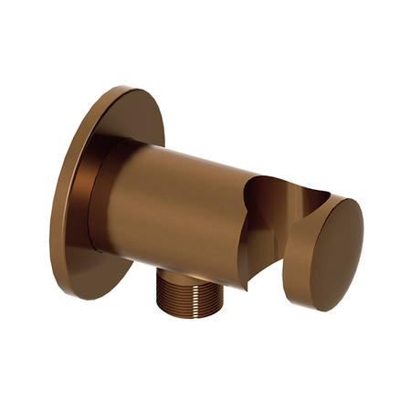 round wall outlet & holder- Brushed Bronze