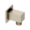 square wall outlet - Brushed Nickel