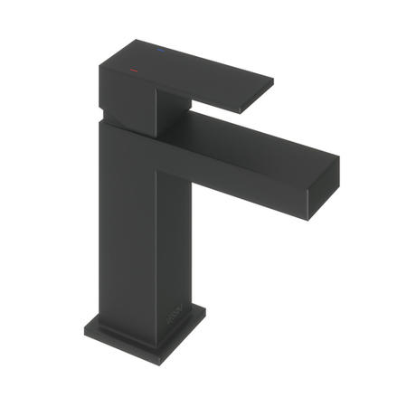 Lex Black Basin Mixer Tap