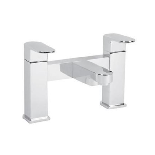 Chrome Bath and Basin Tap Set - Como