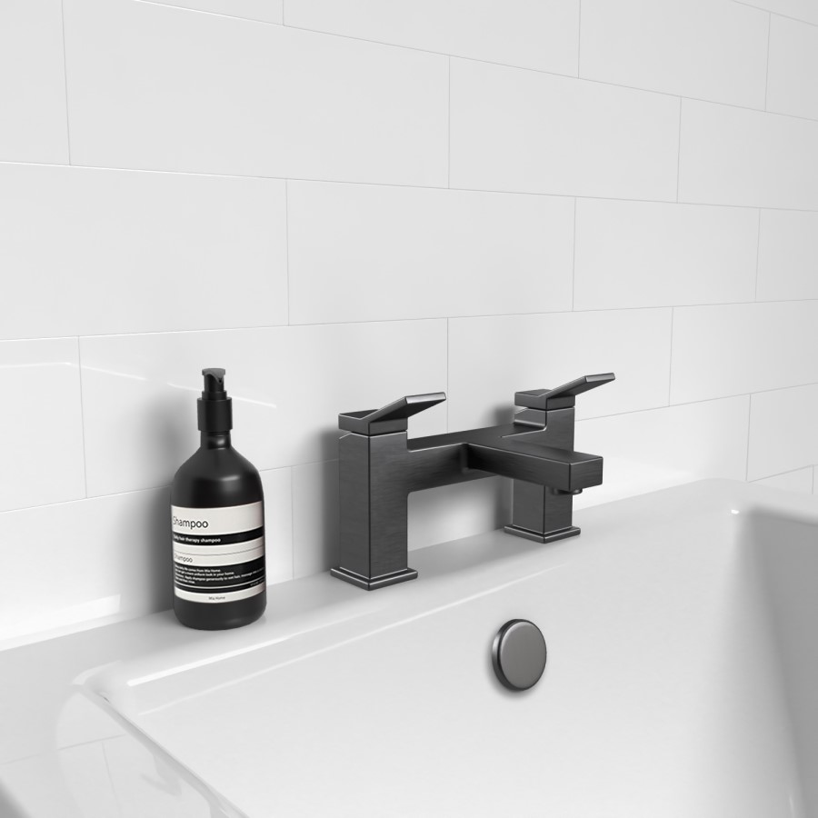 Gunmetal Bath Mixer Tap - Maxton
