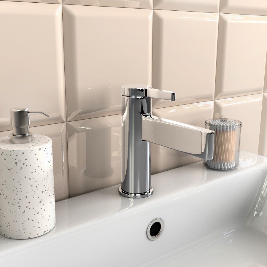 Chrome Mono Basin Mixer Tap - Boca
