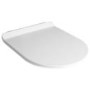 Matt White Round Soft Close Toilet Seat - Newport