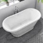 Freestanding Double Ended Roll Top Bath 1690 x 800mm - Camden