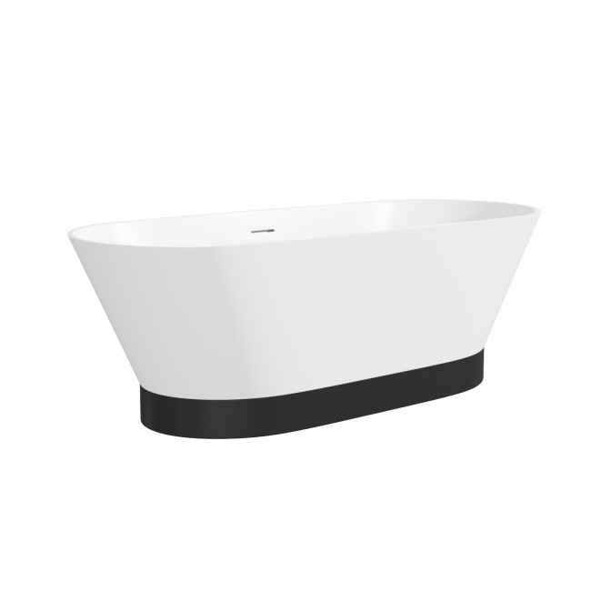 Freestanding Double Ended Bath 1700 x 720mm - Nero