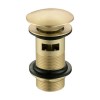 Brushed Brass Click Clack Slotted Basin Waste - Arissa