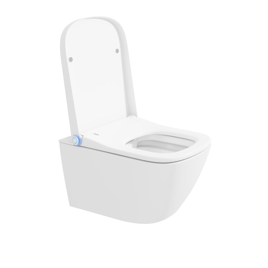 Wall Hung Smart Bidet Toilet Square - Purificare