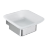 Square Glass Soap Dish Holder - Bexton