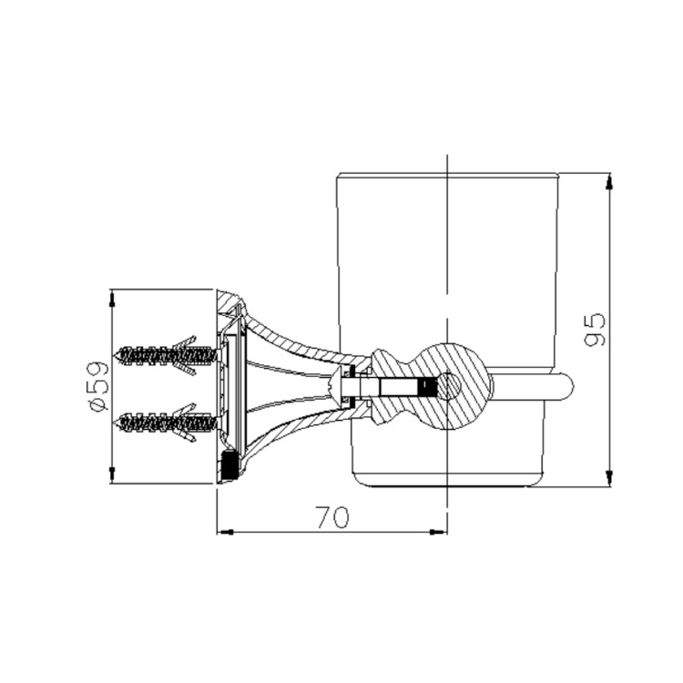 Traditional Tumbler Holder - Oxbridge