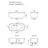 Freestanding Double Ended Bath 1700 x 800mm - Ivy