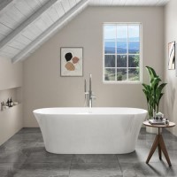 Freestanding Double Ended Bath 1700 x 750mm - Arya