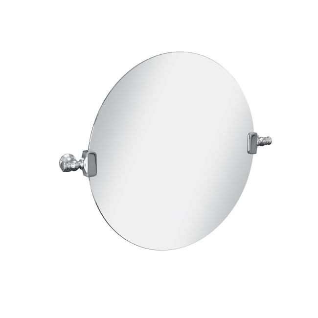 Traditional Round Bathroom Mirror - 550mm - Baxenden