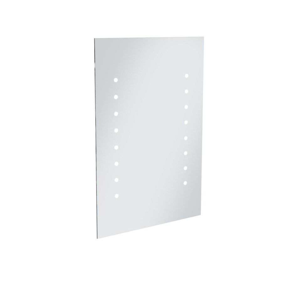 Rectangular LED Bathroom Mirror Battery Operated - 400 x 600mm - Lynx