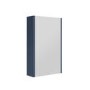 Blue Mirrored Wall Bathroom Cabinet 400 x 650mm - Ashford