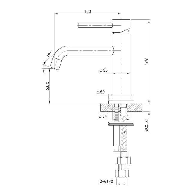 Empire Basin Mixer Tap