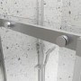 Chrome 8mm Glass Frameless Sliding Shower Door 1200mm - Aqulia