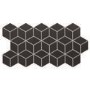 Black 3D Effect Wall Tile 265 x 510mm - Rombo