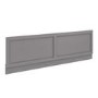 1600mm Matt Grey Front Bath Panel - Baxenden