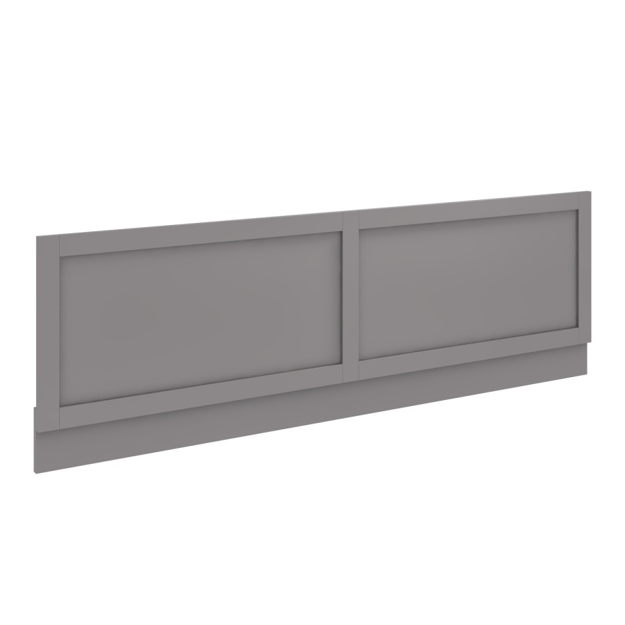 1600mm Matt Grey Front Bath Panel - Baxenden