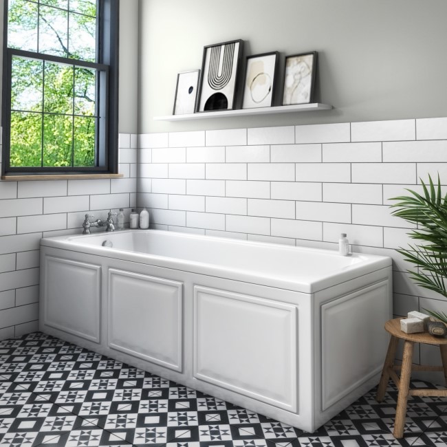 1700 x 750 Delano Art Deco Single Ended Bath