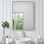 Rectangular LED Bathroom Mirror with Demister & Shaver Socket 600x800mm -Ariel  