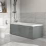 1500mm Wooden Light Grey Front Bath Panel - Pendle