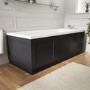 1800mm Anthracite Front Bath Panel - Ashbourne