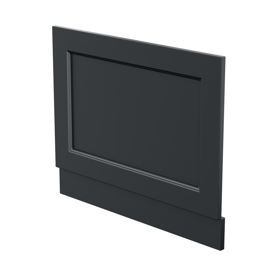 800mm Grey Wooden Bath End Panel - Ashbourne