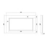800mm Grey Wooden Bath End Panel - Ashbourne