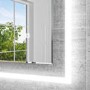 Rectangular LED Bathroom Mirror with Demister 600 x 800mm -Izar  