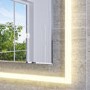 Rectangular LED Bathroom Mirror with Demister 600 x 800mm -Izar  