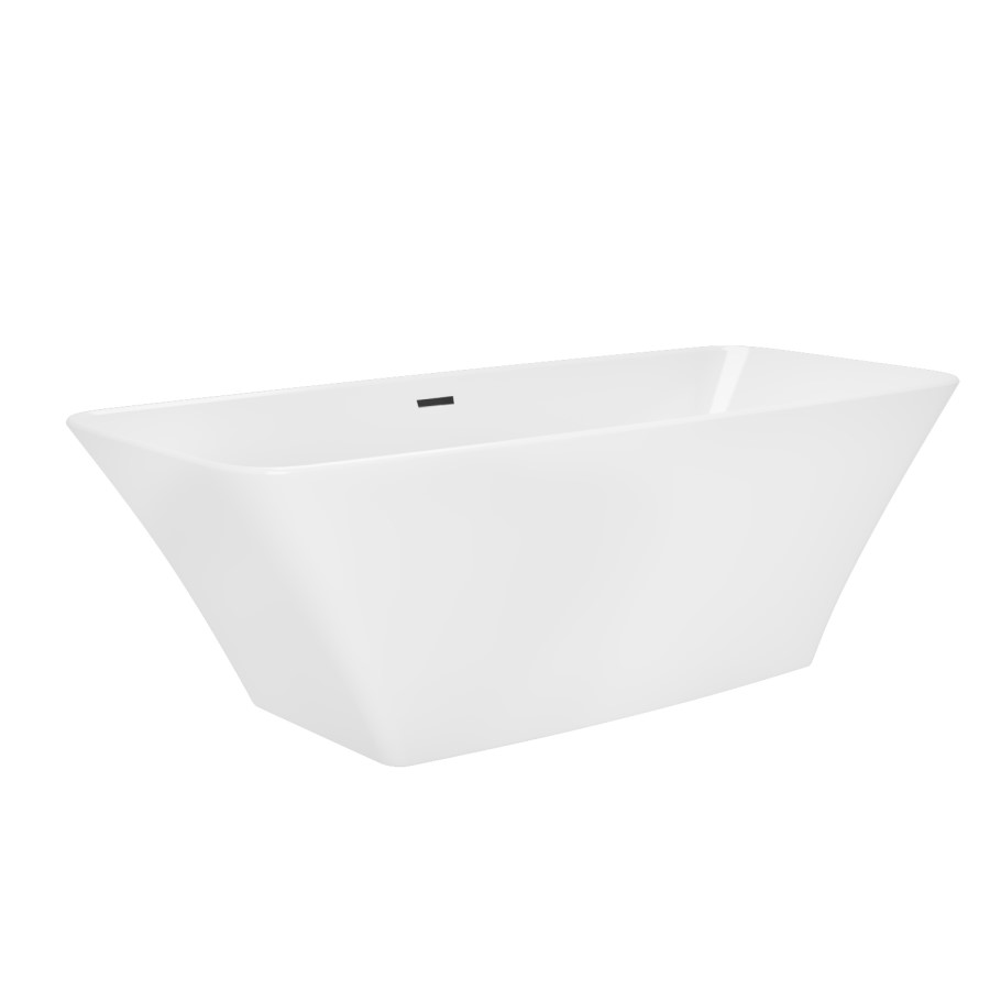 Freestanding Double Ended Solid Surface Bath 1700 x 750mm - Marino