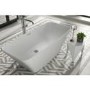 Freestanding Double Ended Solid Surface Bath 1700 x 750mm - Marino
