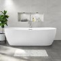Freestanding Double Ended Solid Surface Bath 1700 x 750mm - Parma