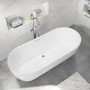 Freestanding Double Ended Solid Surface Bath 1700 x 750mm - Parma