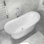 Freestanding Double Ended Stone Resin Bath 1600 x 690mm - Genoa
