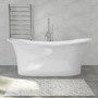 Freestanding Double Ended Stone Resin Bath 1600 x 690mm - Genoa