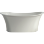 Freestanding Double Ended Stone Resin Bath 1600 x 690mm - Genoa