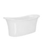 Freestanding Double Ended Stone Resin Bath 1600 x 690mm - Genoa