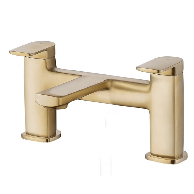 Brushed Brass Bath Filler Mixer Tap - Meko