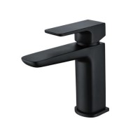 Black Mono Basin Mixer Tap - Zana