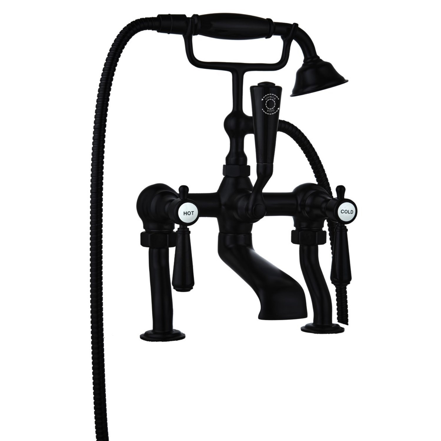 Black Bath Shower Mixer Tap Helston Furniture123