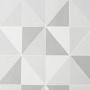 Geometric Grey Triangle Wallpaper - Contour Antibac