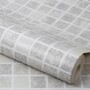 Light Grey Mosaic Tile Wallpaper - Contour